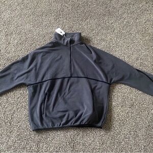 Dark Grey Fleece Pullover